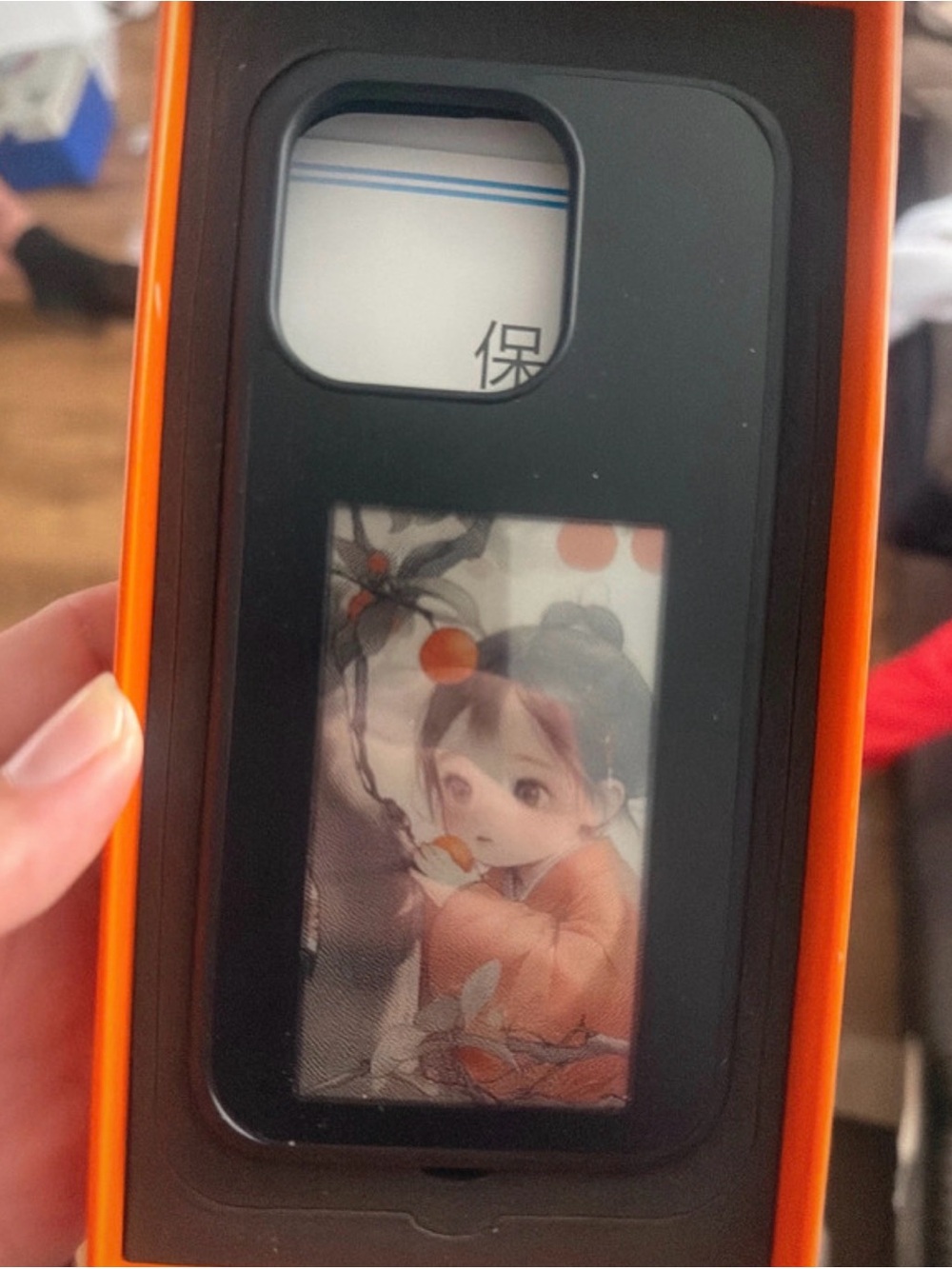 iPhone 14 Pro case changing picture connects with app